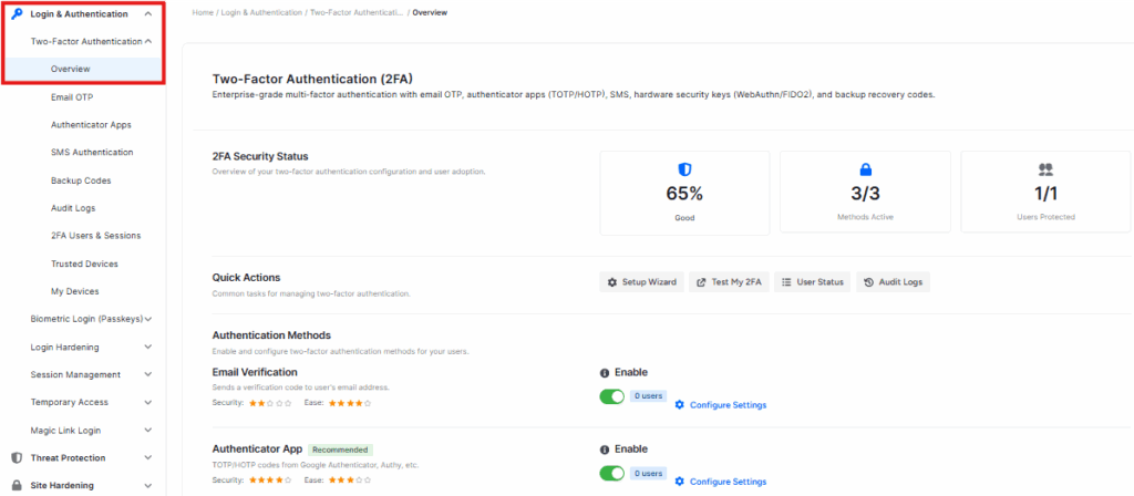 ultimate security two factor authentication