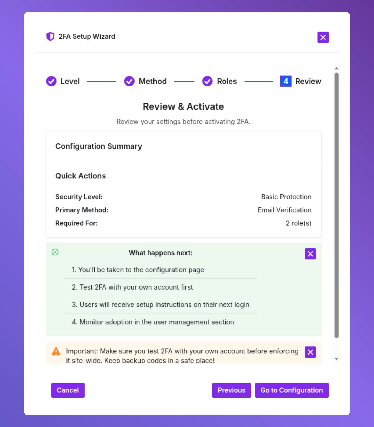 ultimate security setup wizard of 2fa