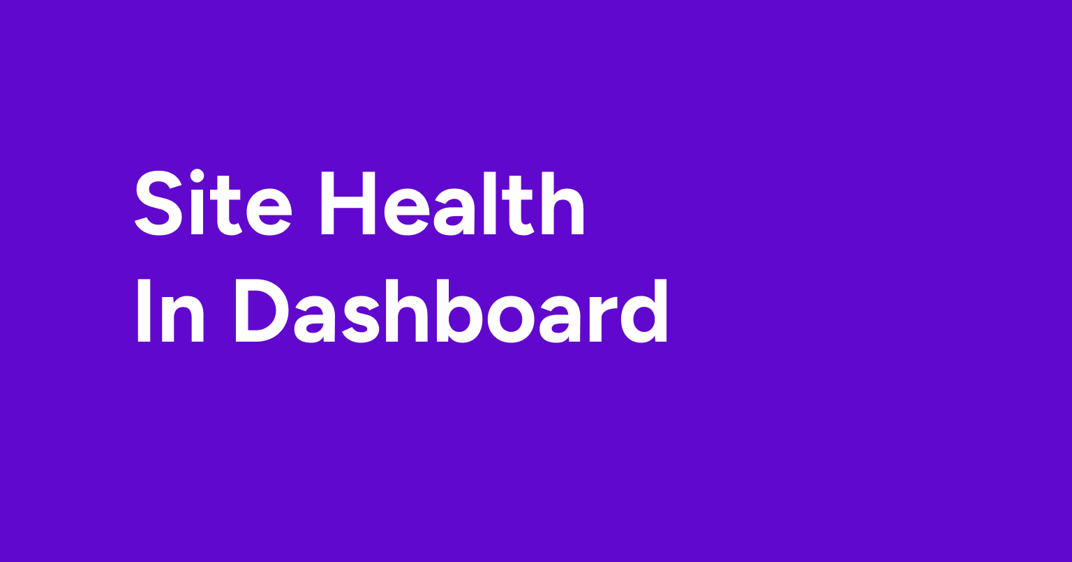 ultimate security site health in dashboard ultimate security site health in dashboard