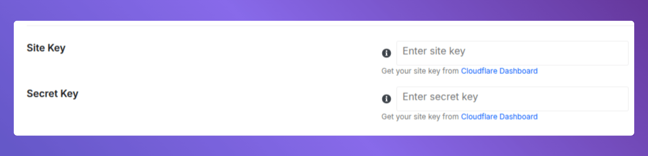 site key in ultiamte security