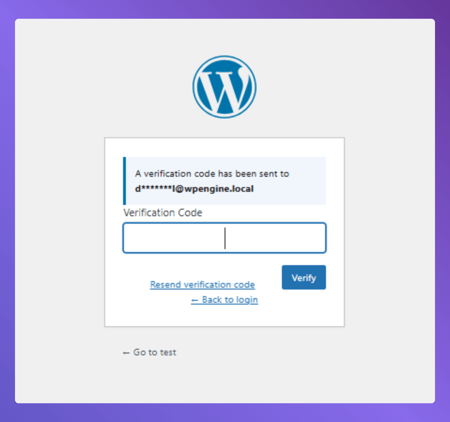 ultimate security 2fa login page