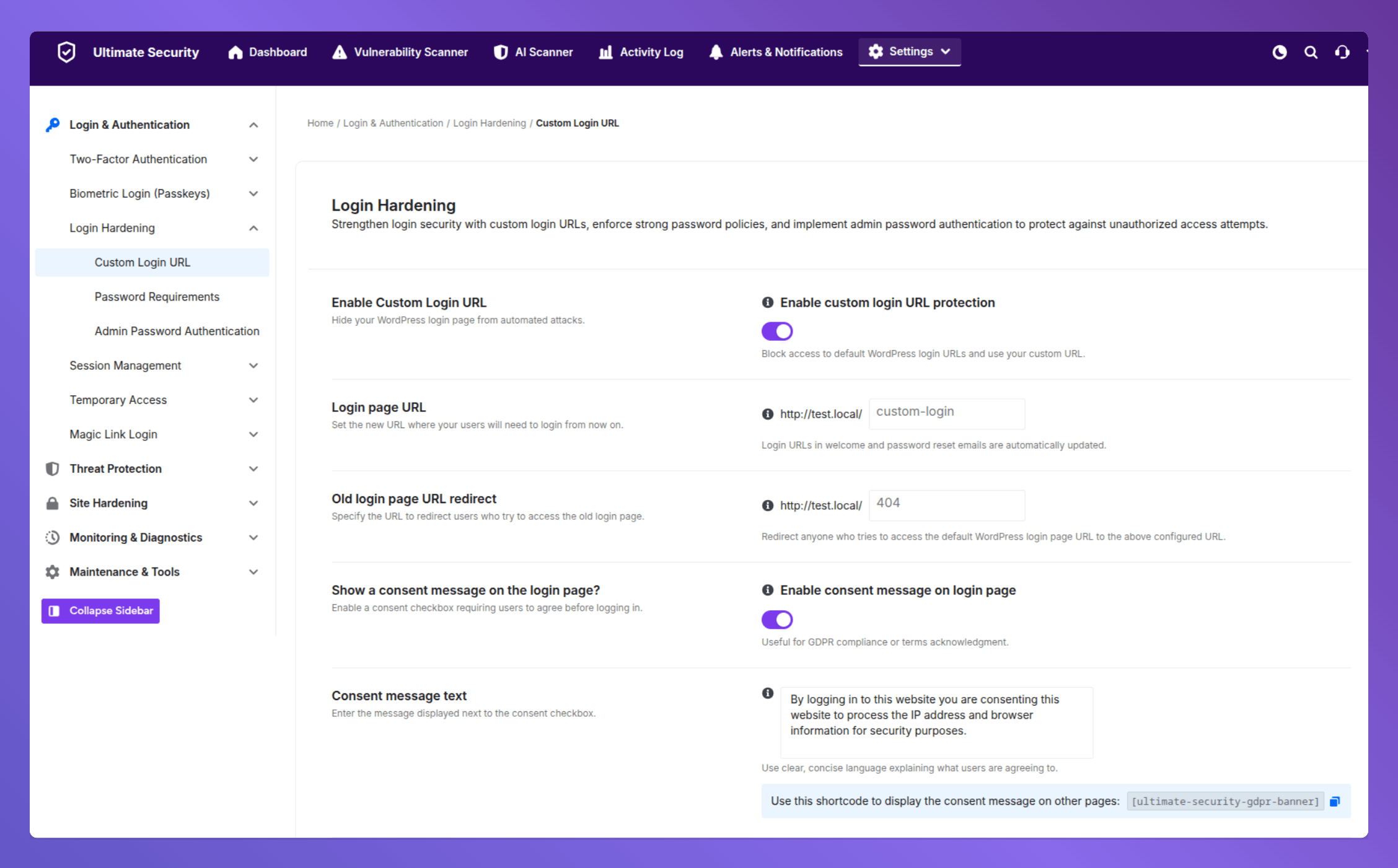 change wordpress login url with ultimate security change wordpress login url with ultimate security