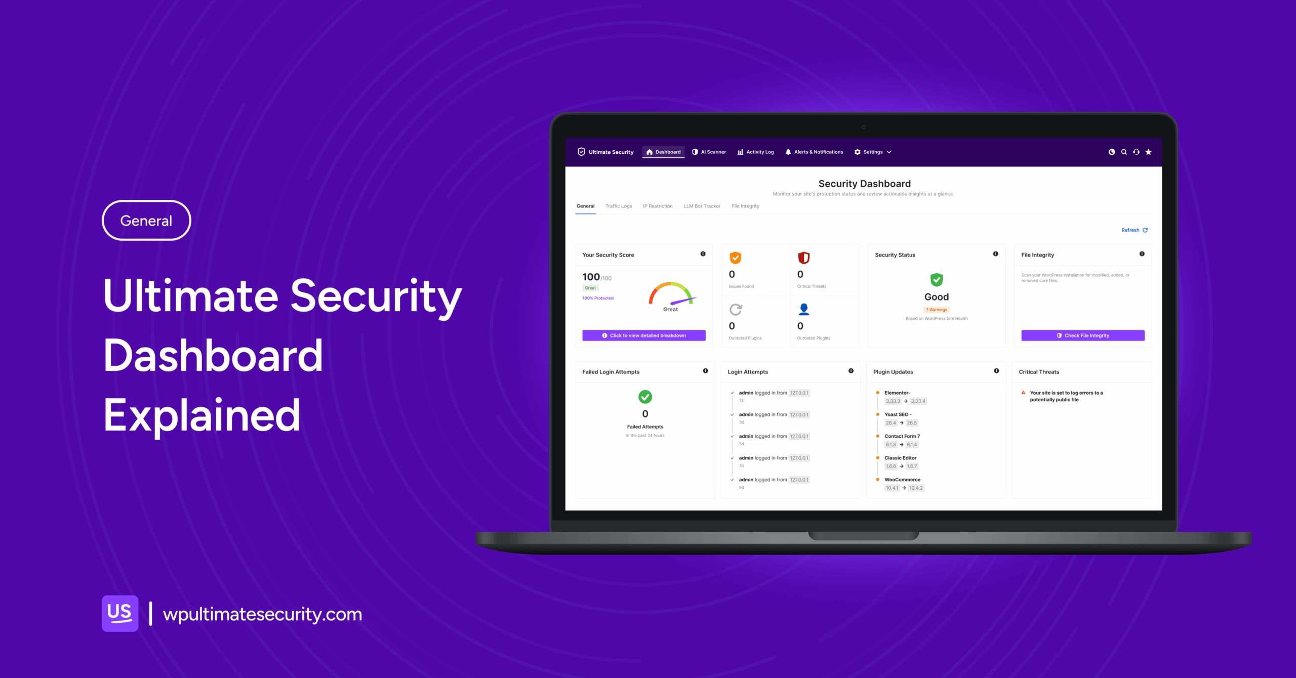 ultimate security dashboard explained
