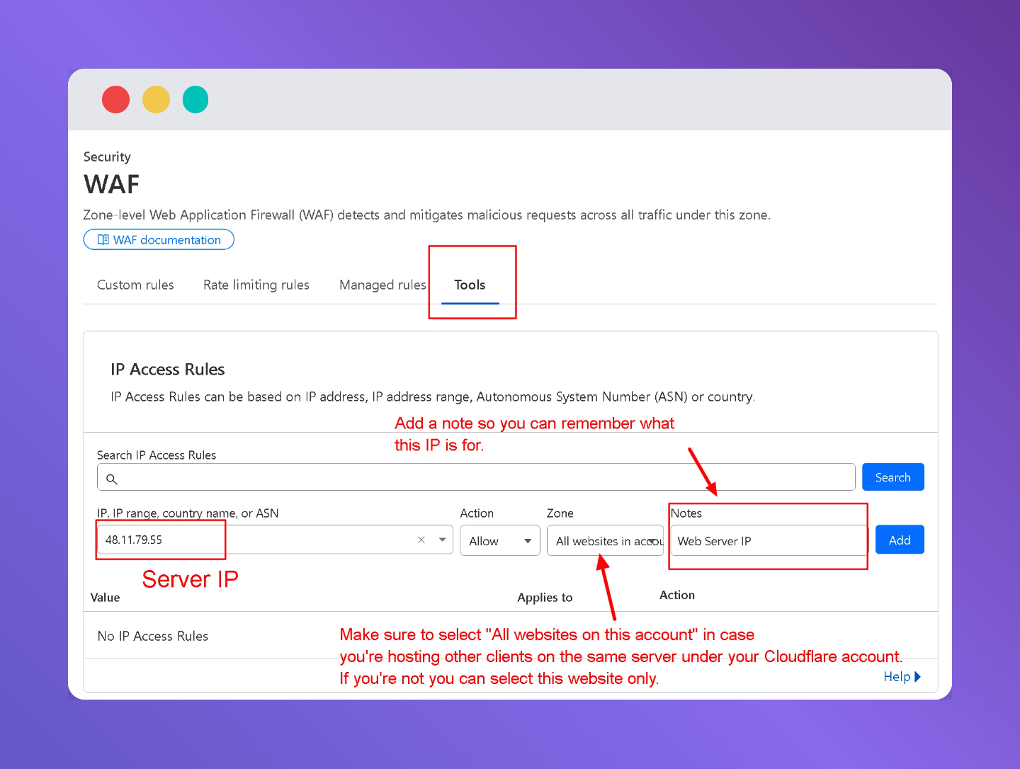 cloudflare-whitelist-webserver
