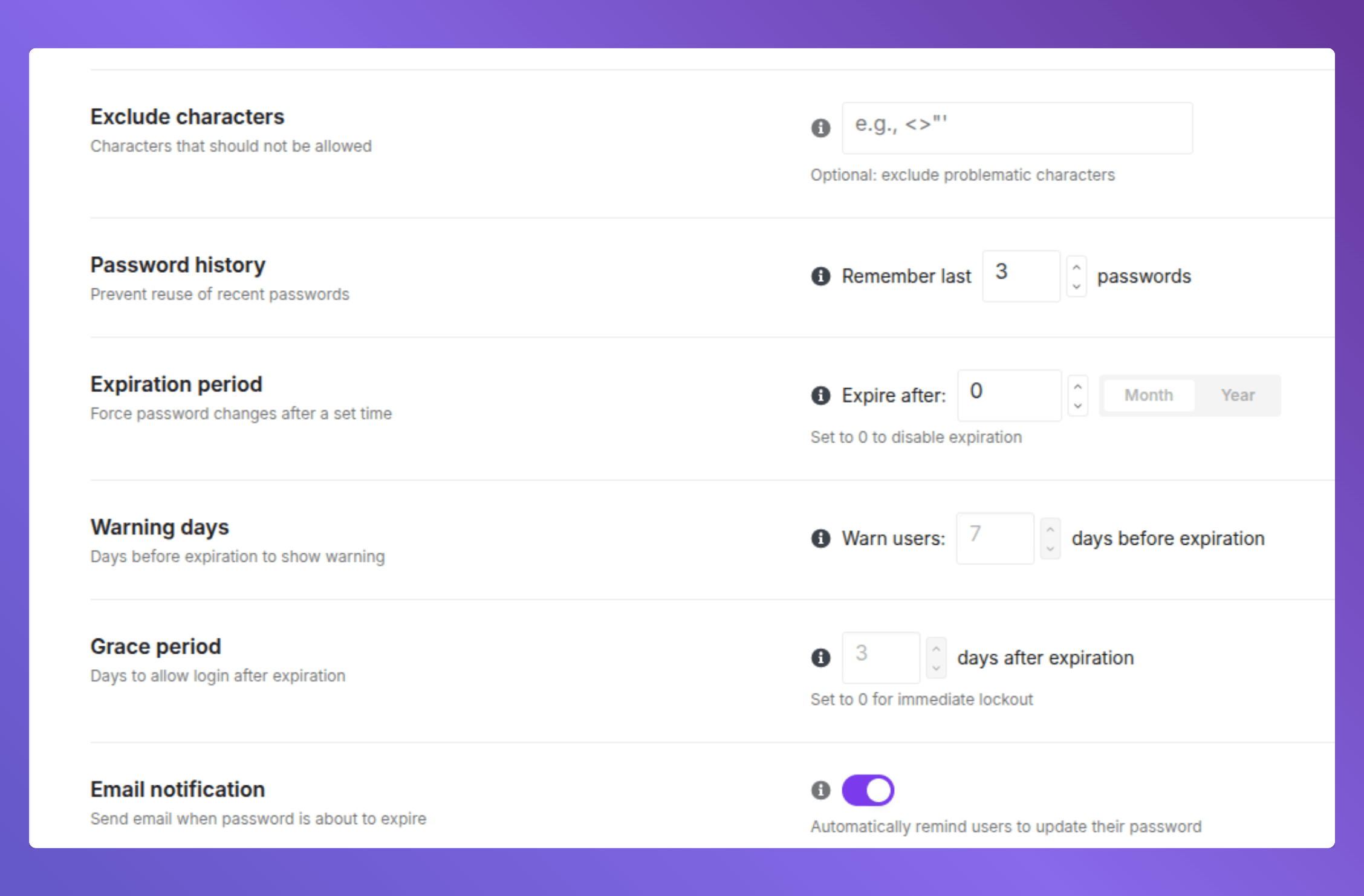 password policy settings using ultimate security password policy settings using ultimate security