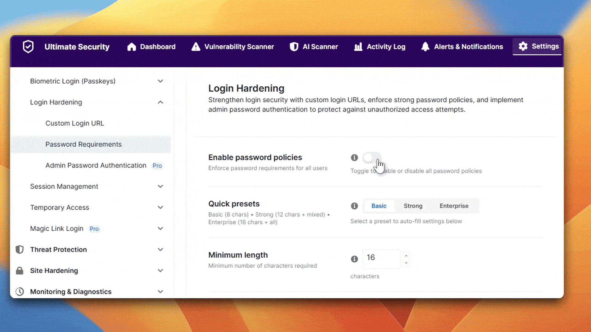 force strong password for wordpress users using ultimate security force strong password for wordpress users using ultimate security