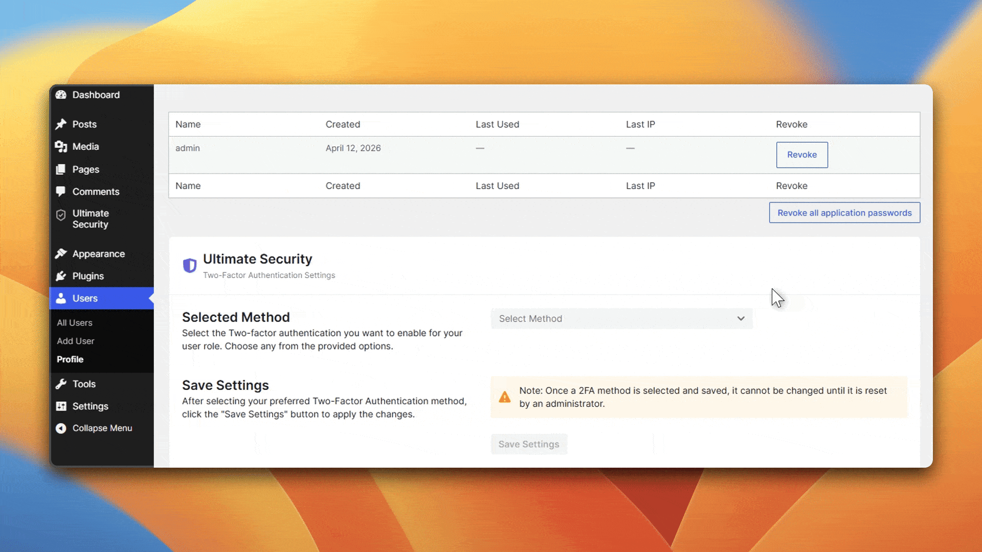 setup 2fa profile using ultimate security setup 2fa profile using ultimate security
