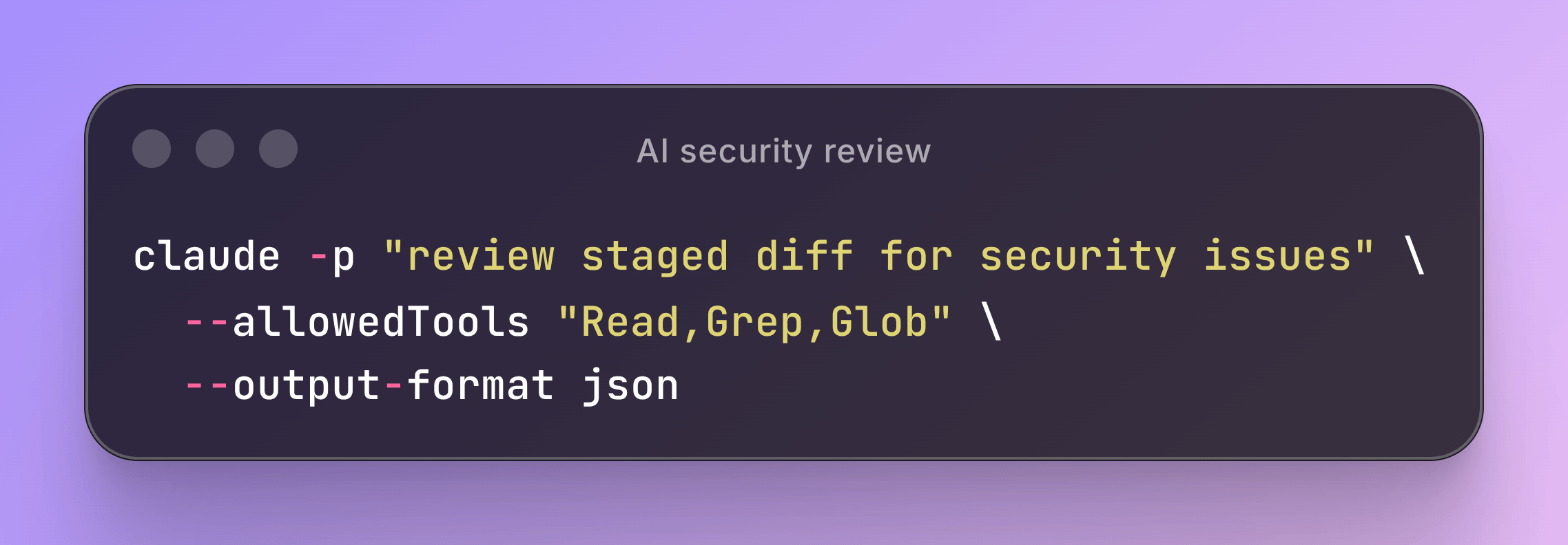 AI security review