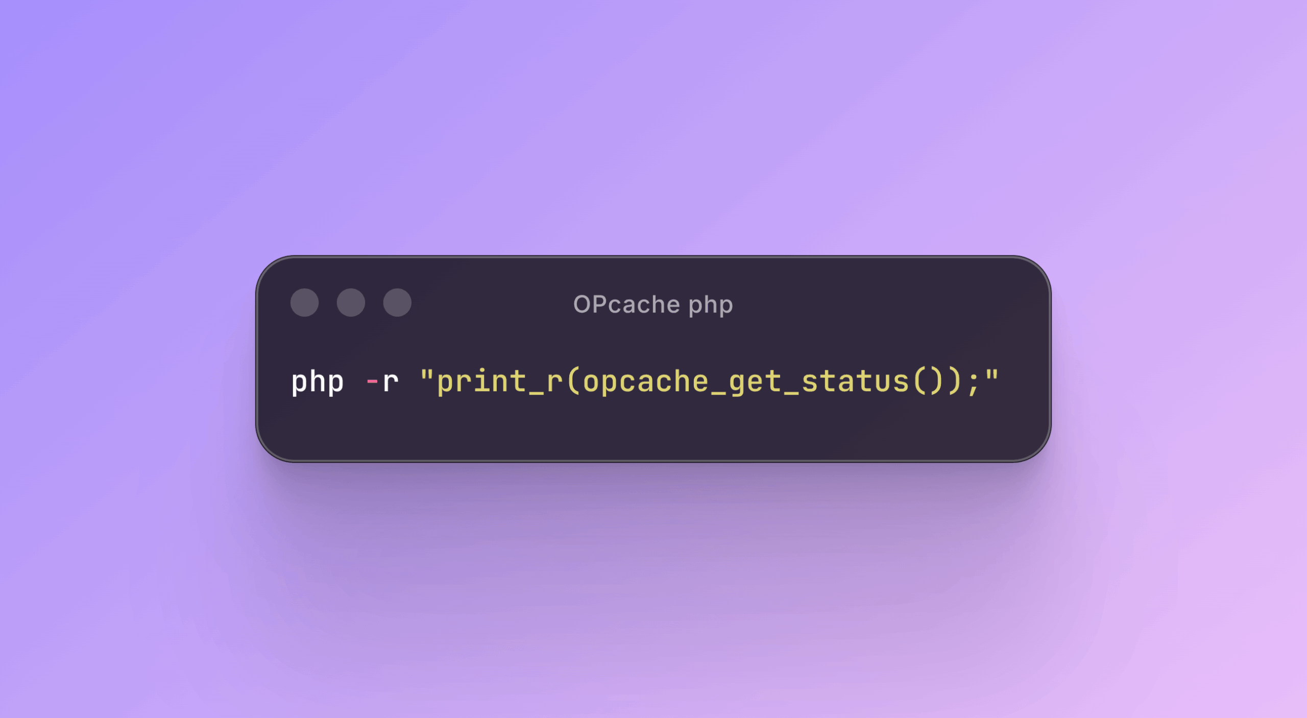 OPcache php