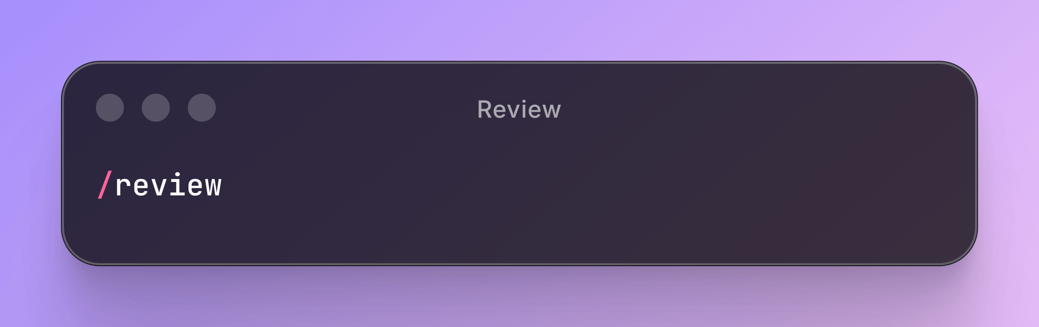 ask for a review