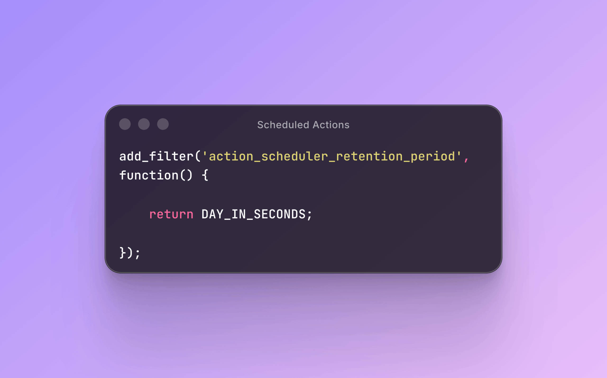 schedule actions scaled php