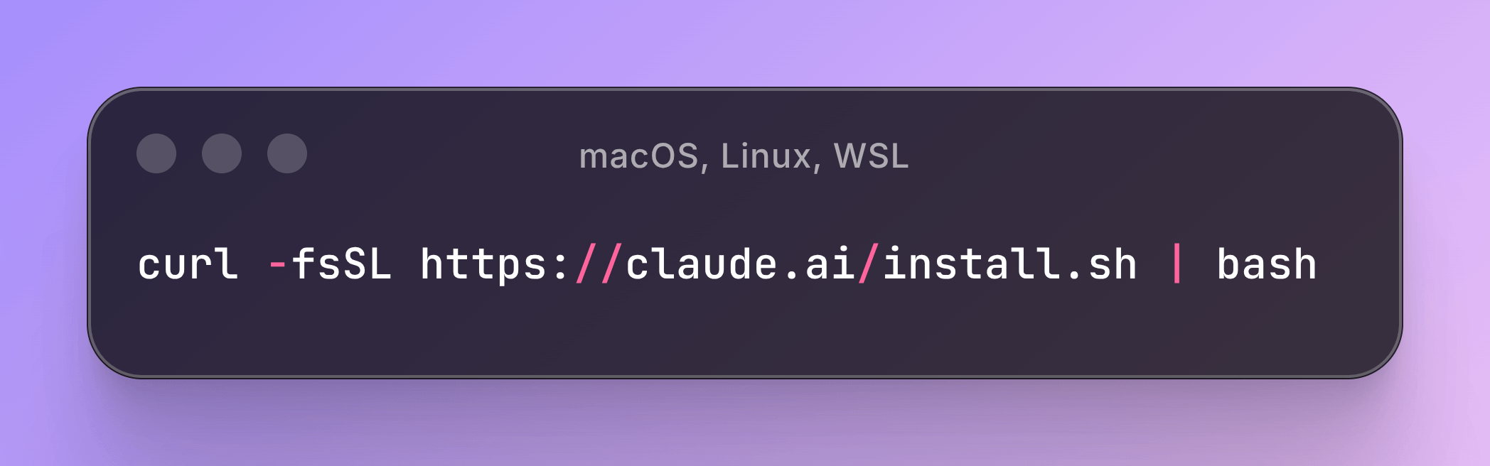macOS,-Linux,-WSL