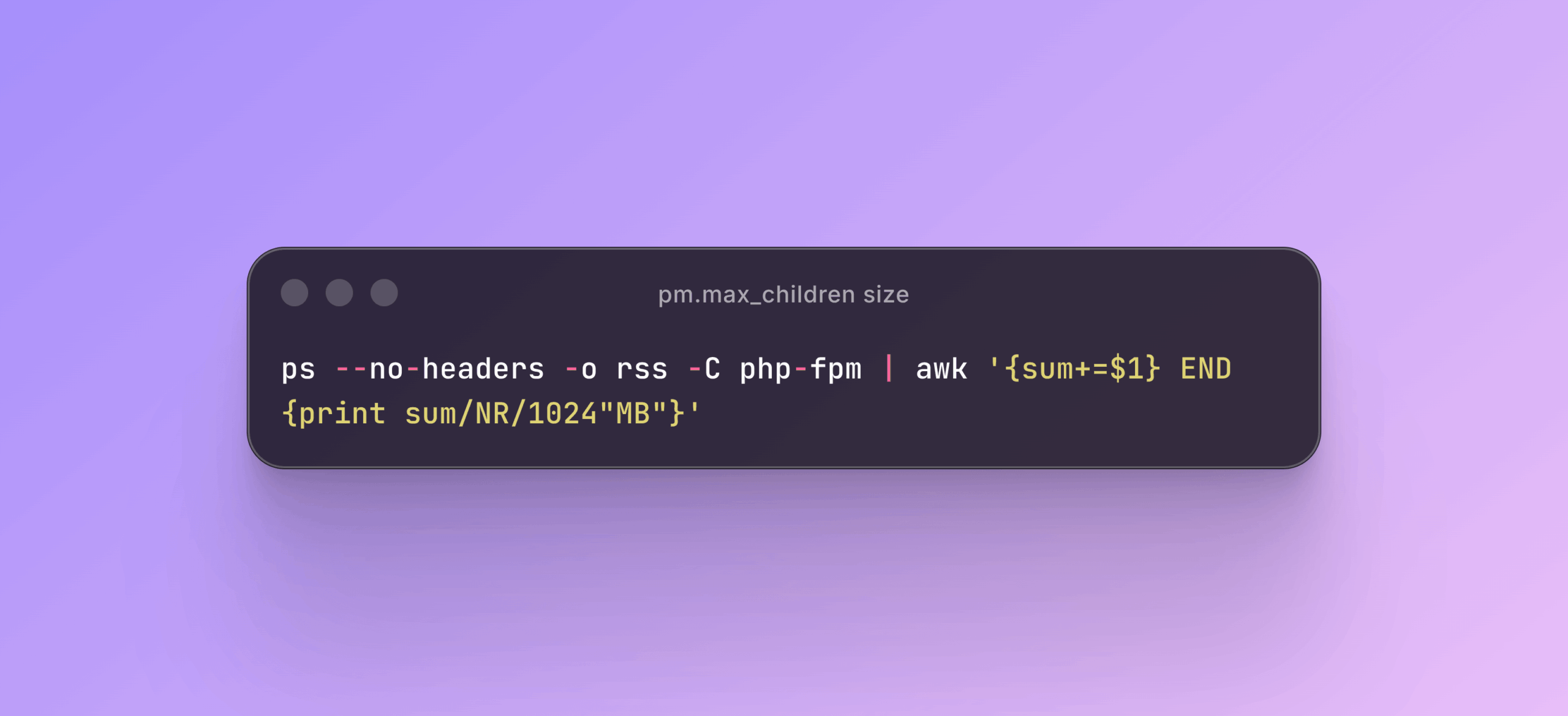 pm.max children size