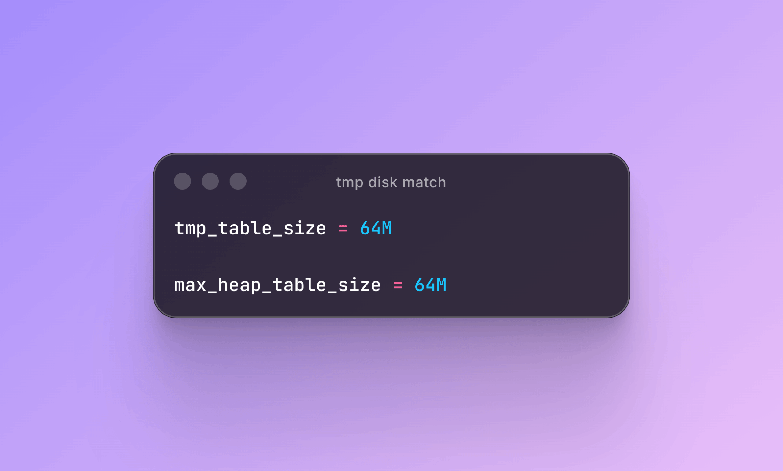 tmp disk match scaled