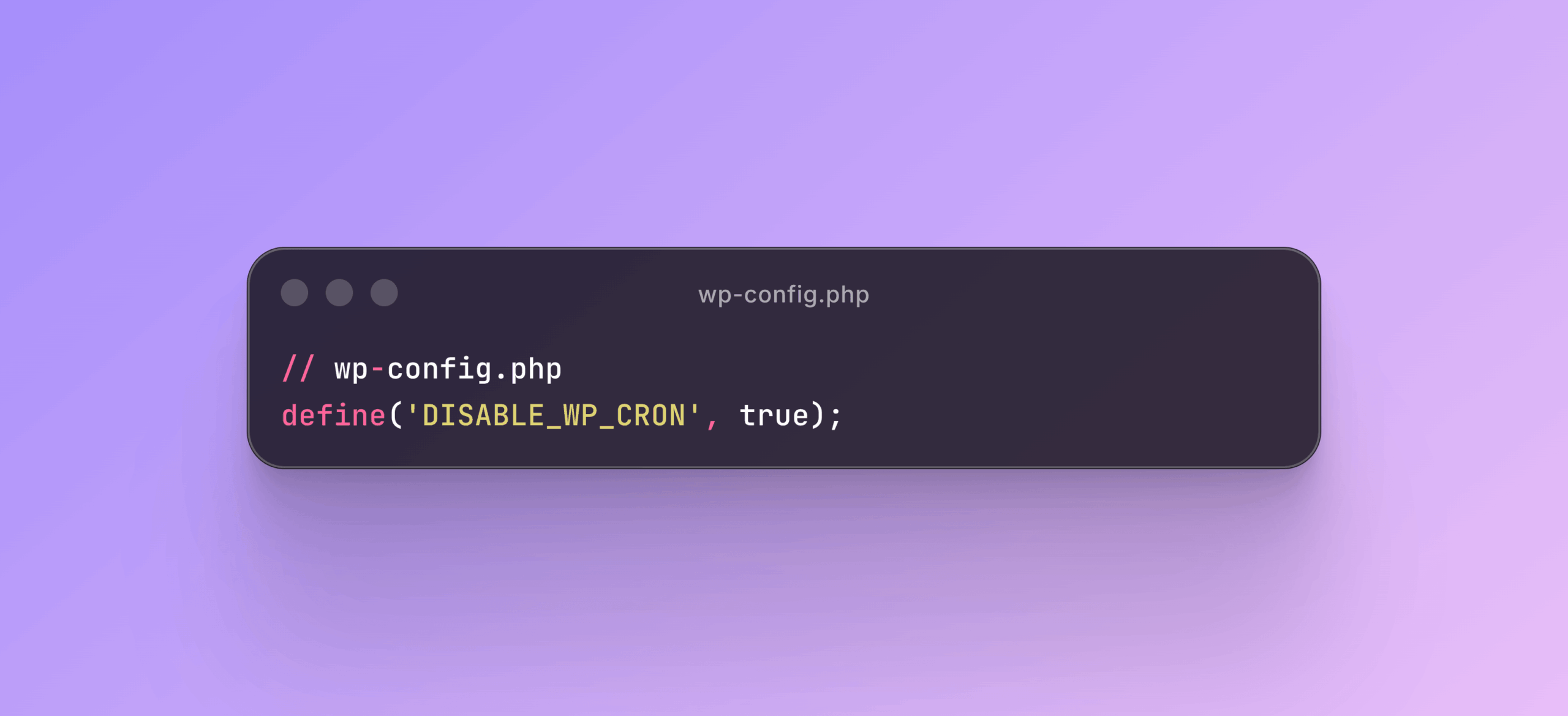 wp config php