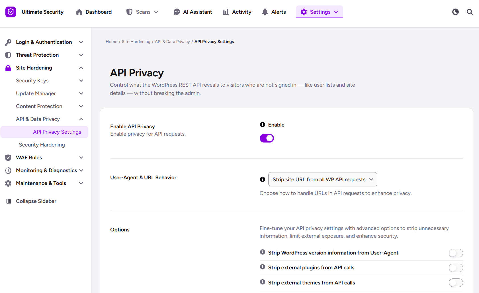 wordpress-api-and-data-privacy-in-ultimate-security